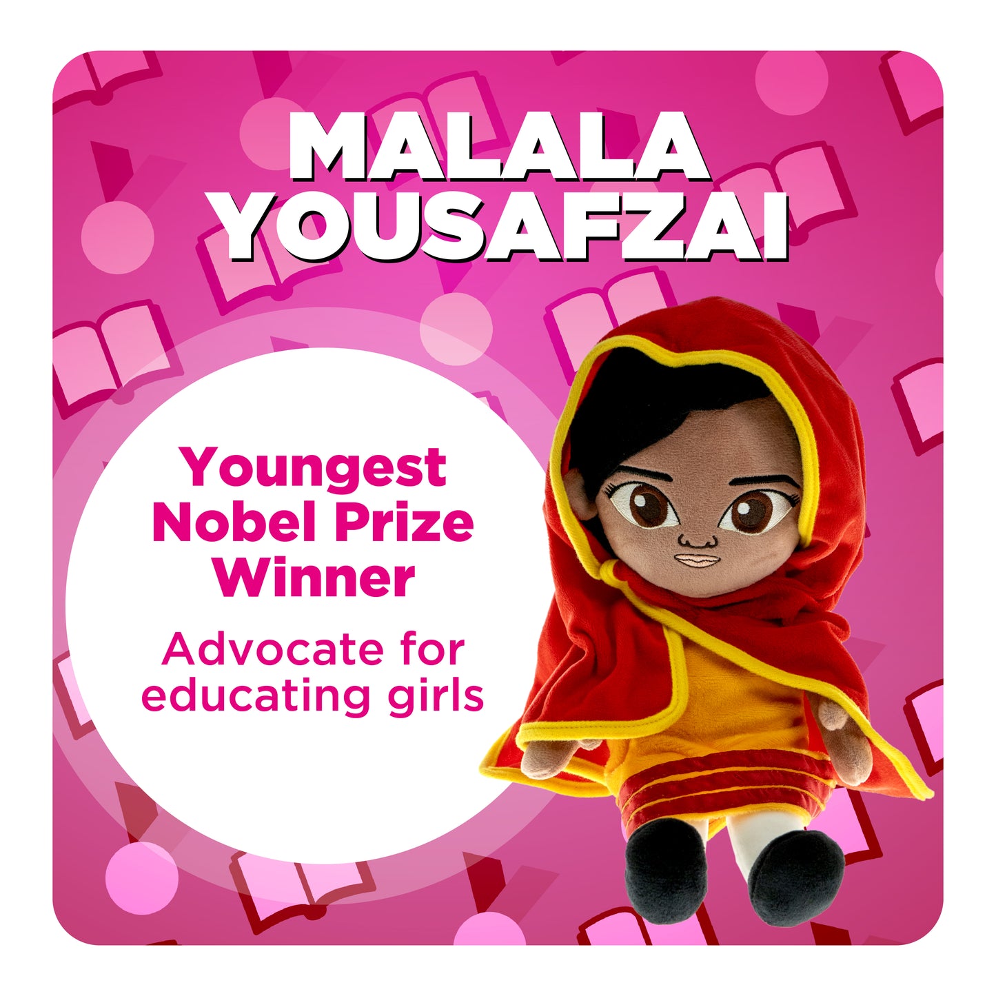 Empower Your Child's Education with the Malala Yousafzai Interactive Plush: A Toy That Inspires Learning and Courage!