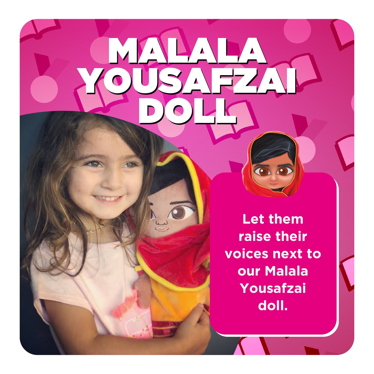 Empower Your Child's Education with the Malala Yousafzai Interactive Plush: A Toy That Inspires Learning and Courage!